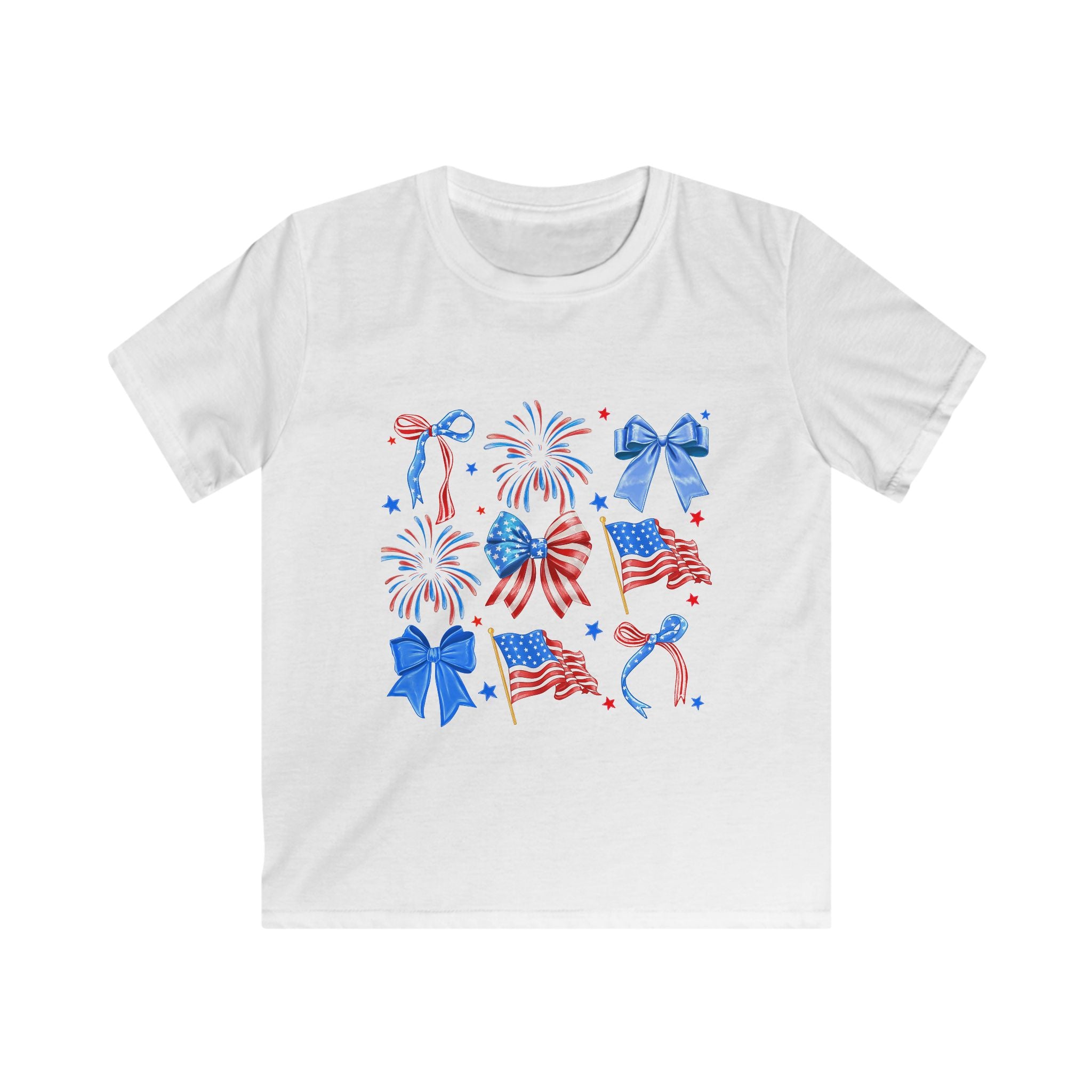 Kids Tee - Patriotic 4th of July Fireworks