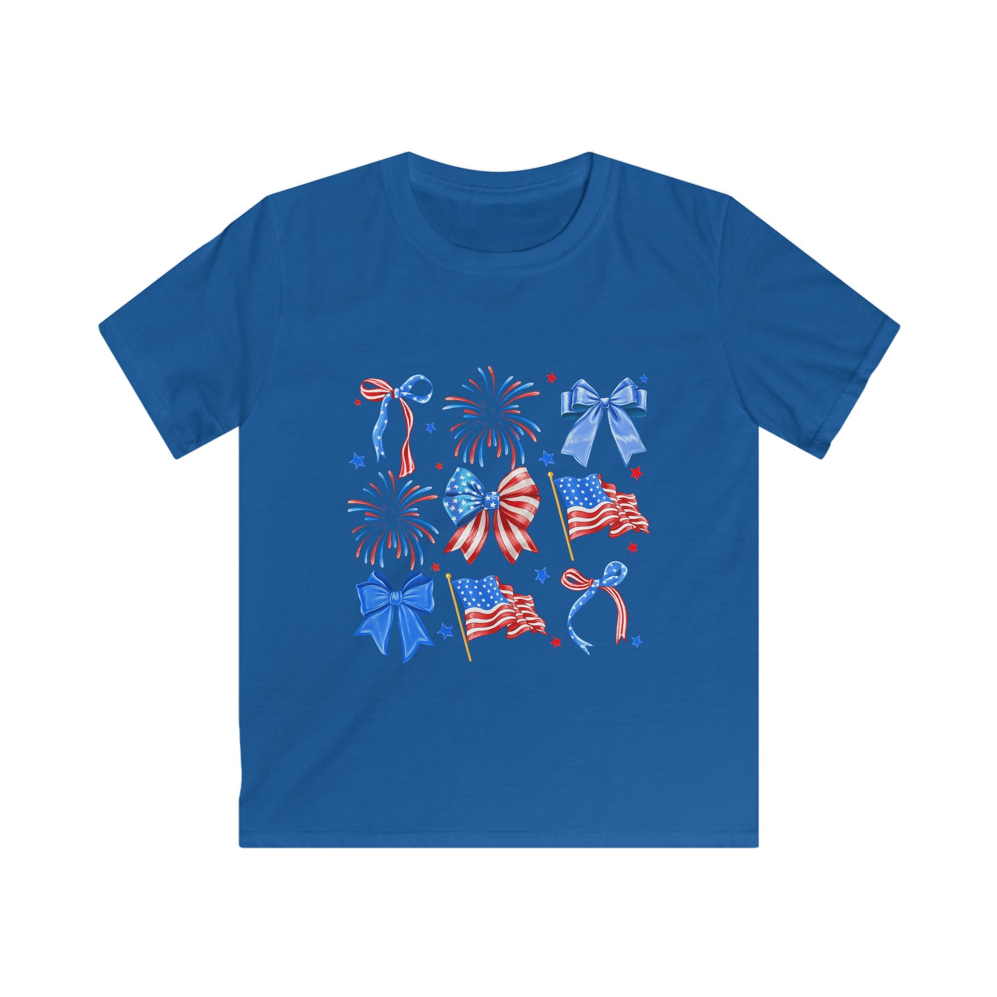 Kids Tee - Patriotic 4th of July Fireworks
